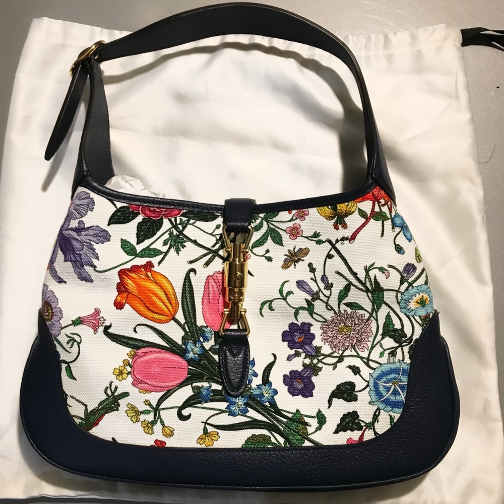 Gucci floral Jackie medium hobo bag